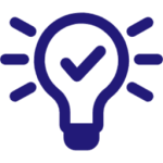 Light bulb check mark 13549