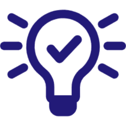 Light bulb check mark 13549